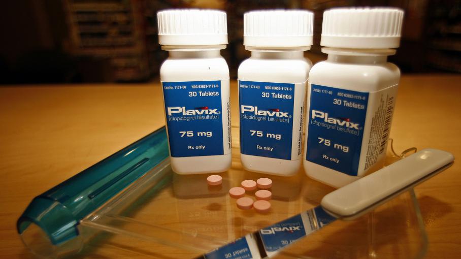 Des boîtes de Plavix, un anticoagulant distribué en France par le laboratoire Sanofi.