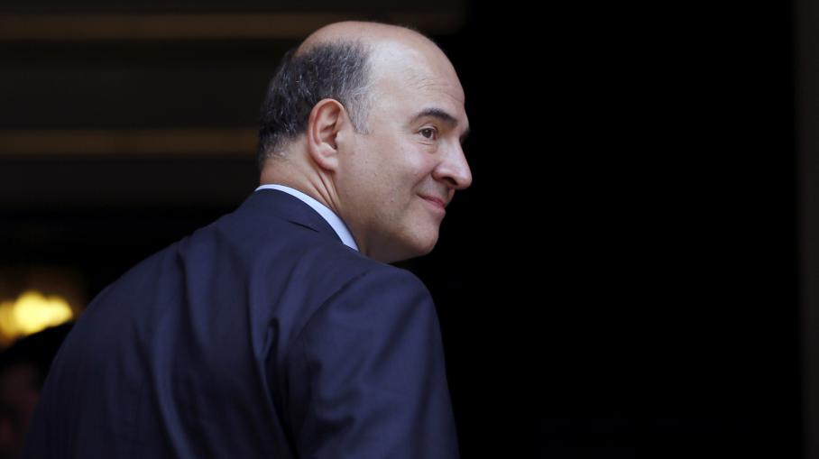Pierre Moscovici, le ministre de l'Economie et des Finances, le 22 mai 2013 &agrave; l'h&ocirc;tel Matignon, &agrave; Paris.